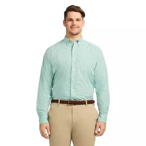 Рубашка с длинным рукавом и застежкой на пуговицы для больших и высоких Izod, цвет beryl greenn
Рубашка с длинным рукавом и застежкой на пуговицы для больших и высоких Izod, цвет beryl greenn