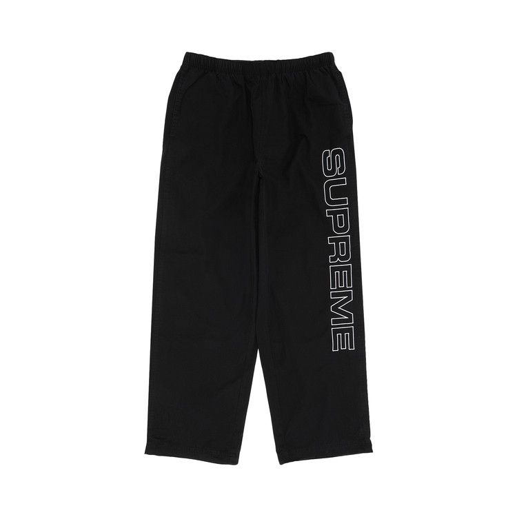 Брюки Supreme Spellout Embroidered Ripstop Track Pant, Black
Брюки Supreme Spellout Embroidered Ripstop Track Pant, Black