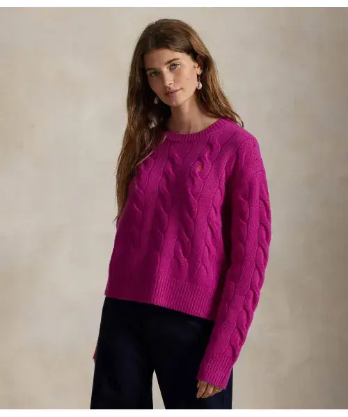 Шерстяной свитер Loose fit Polo Ralph Lauren, розовый
Шерстяной свитер Loose fit Polo Ralph Lauren, розовый