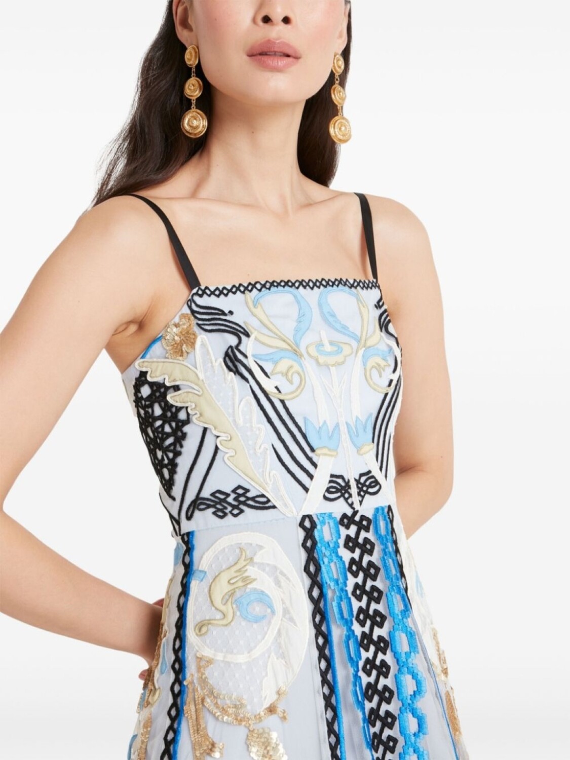 Temperley London платье миди Alessia, синий
Temperley London платье миди Alessia, синий
