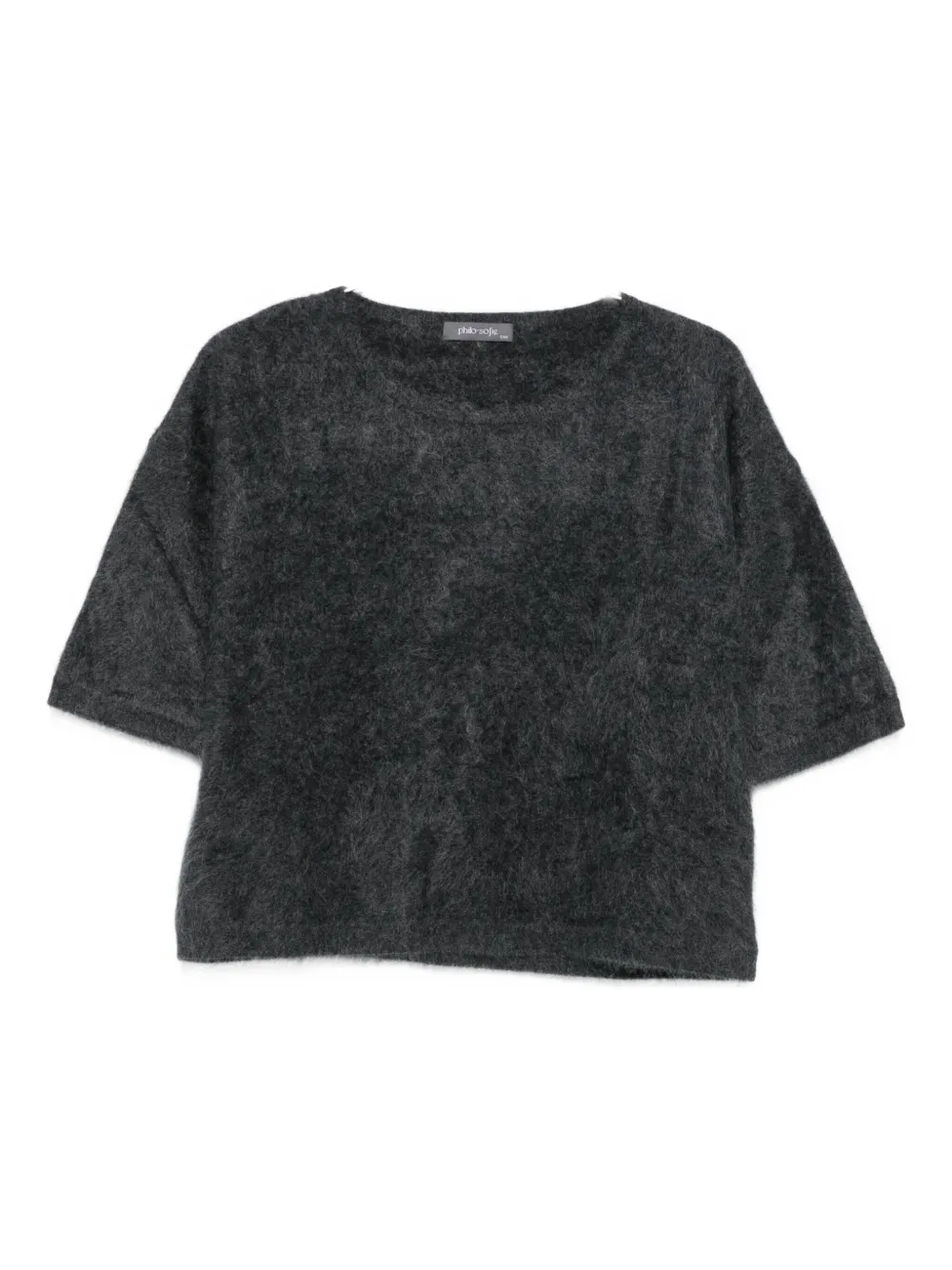 Кашемировая футболка с короткими рукавами Philo-Sofie, серый 
Кашемировая футболка с короткими рукавами Philo-Sofie, серый