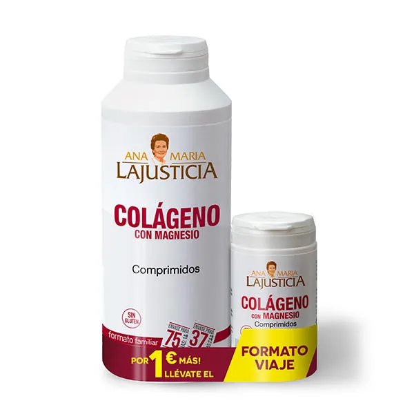 Коллагеновые таблетки с магнием Colágeno Con Magnesio Ana Maria La Justicia, 1 UD 
Коллагеновые таблетки с магнием Colágeno Con Magnesio Ana Maria La Justicia, 1 UD