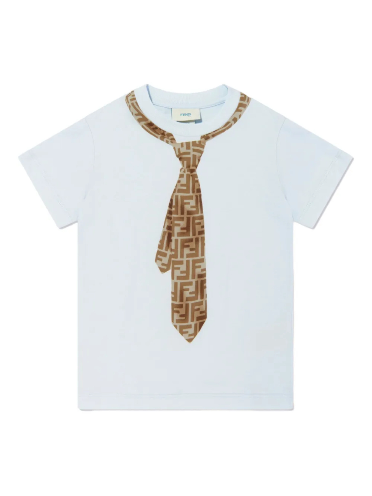 Футболка с эффектом trompe-l'oeil Fendi Kids, синий
Футболка с эффектом trompe-l'oeil Fendi Kids, синий