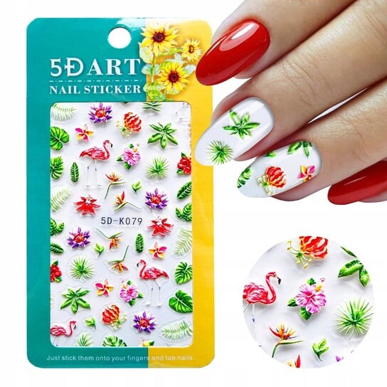 5D наклейки для украшения ногтей с узорами фламинго K079, Frezarkowo
5D наклейки для украшения ногтей с узорами фламинго K079, Frezarkowo