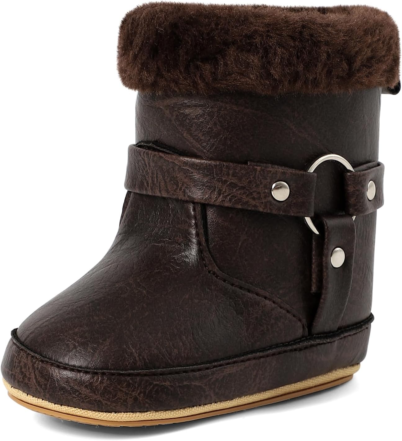 MK MATT KEELY Пинетки для малышей, первые шаги, мягкая подошва, обувь для кроватки, теплые уютные нескользящие пинетки для девочек и мальчиков, Dark Brown
MK MATT KEELY Пинетки для малышей, первые шаги, мягкая подошва, обувь для кроватки, теплые уютные нескользящие пинетки для девочек и мальчиков, Dark Brown