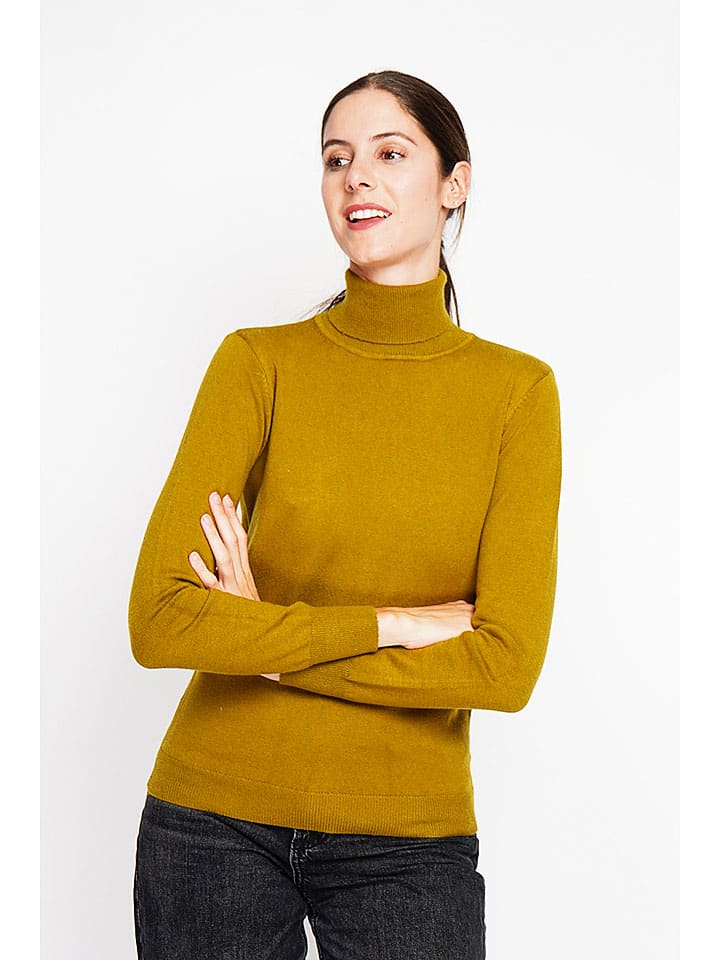 Водолазка оливково-зеленого цвета ASSUILI
Водолазка оливково-зеленого цвета ASSUILI