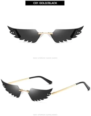 1 шт. Модные солнцезащитные очки без оправы для женщин и мужчин, защита от УФ-излучения UV400, стильный винтажный уличный дизайн, узкие очки MTZJH, C-c01
1 шт. Модные солнцезащитные очки без оправы для женщин и мужчин, защита от УФ-излучения UV400, стильный винтажный уличный дизайн, узкие очки MTZJH, C-c01