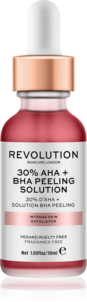 Пилинг-Раствор AHA + BHA 30% интенсивный химический эксфолиант с осветляющим эффектом Revolution Skincare, 30 мл
Пилинг-Раствор AHA + BHA 30% интенсивный химический эксфолиант с осветляющим эффектом Revolution Skincare, 30 мл