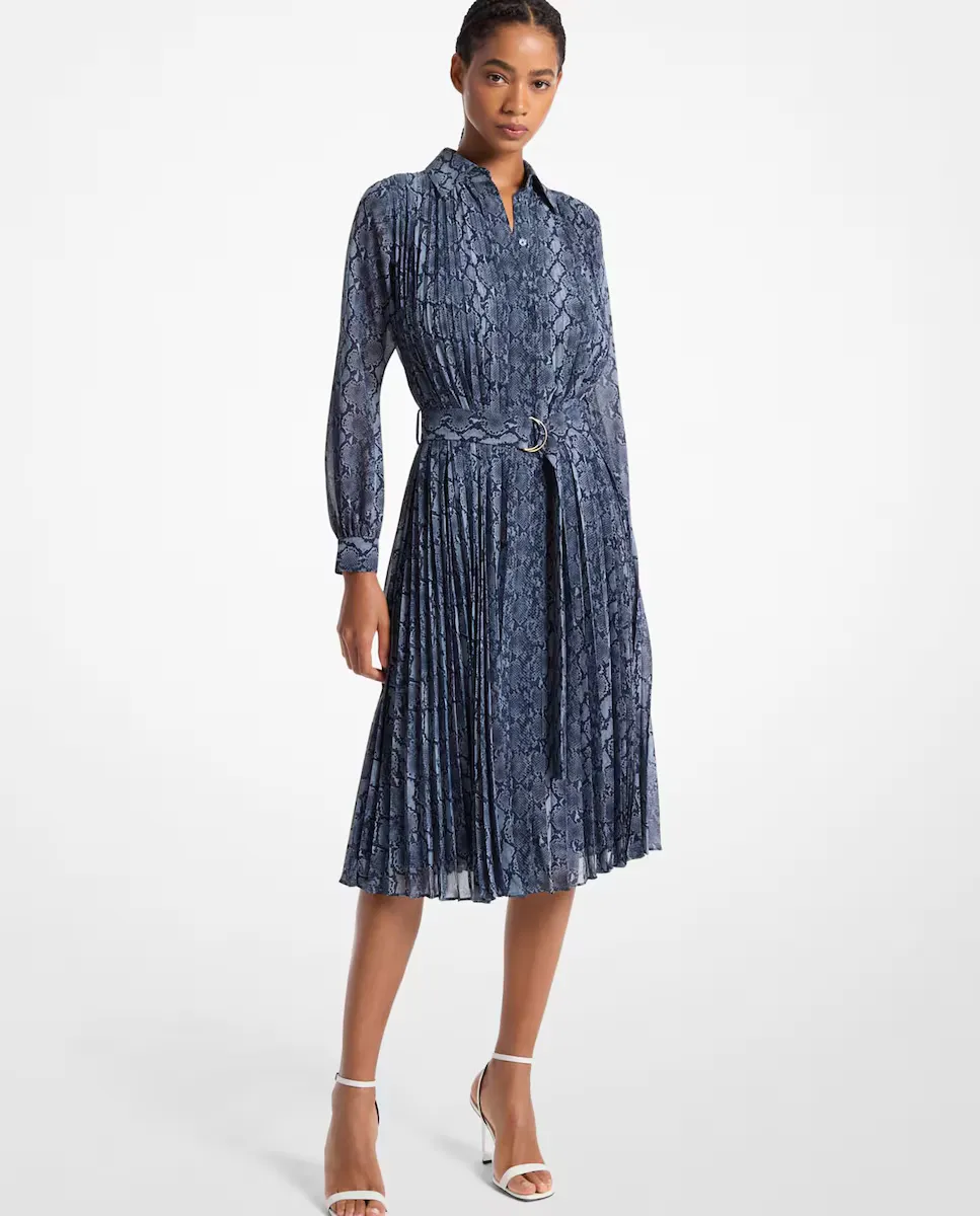 Длинное платье с рукавами и складками Michael Michael Kors, синий
Длинное платье с рукавами и складками Michael Michael Kors, синий