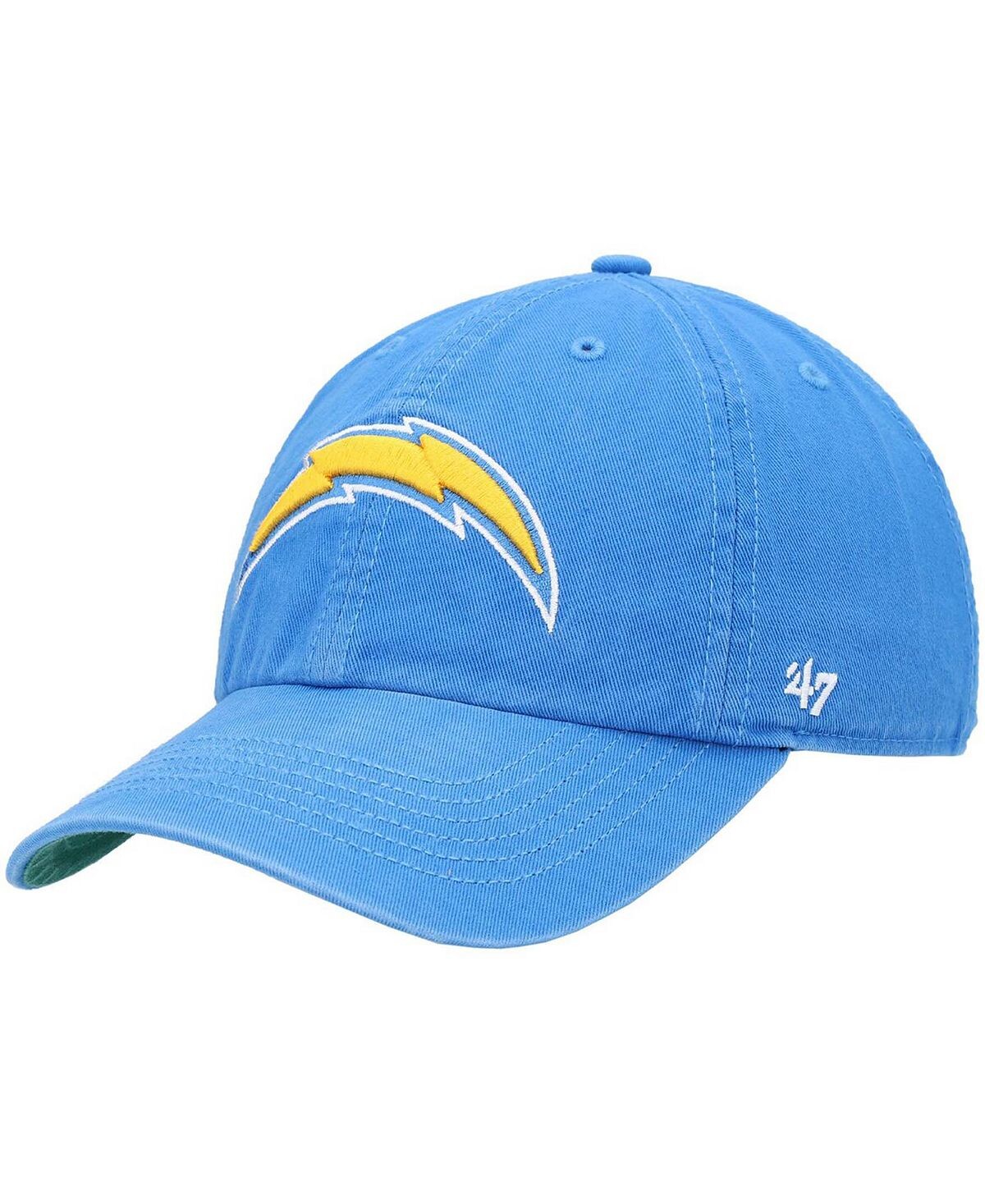Мужская приталенная шляпа с логотипом франшизы Los Angeles Chargers пудрово-синего цвета '47 Brand
Мужская приталенная шляпа с логотипом франшизы Los Angeles Chargers пудрово-синего цвета '47 Brand