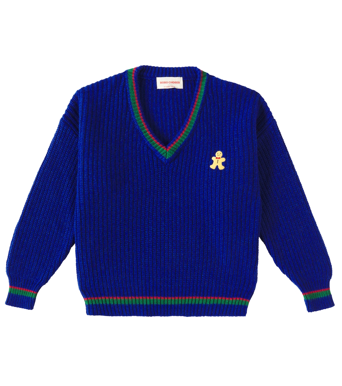 Пряничный свитер Bobo Choses, синий 
Пряничный свитер Bobo Choses, синий