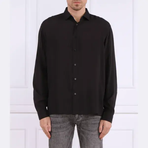 Рубашка свободного кроя Armani Exchange, черный
Рубашка свободного кроя Armani Exchange, черный