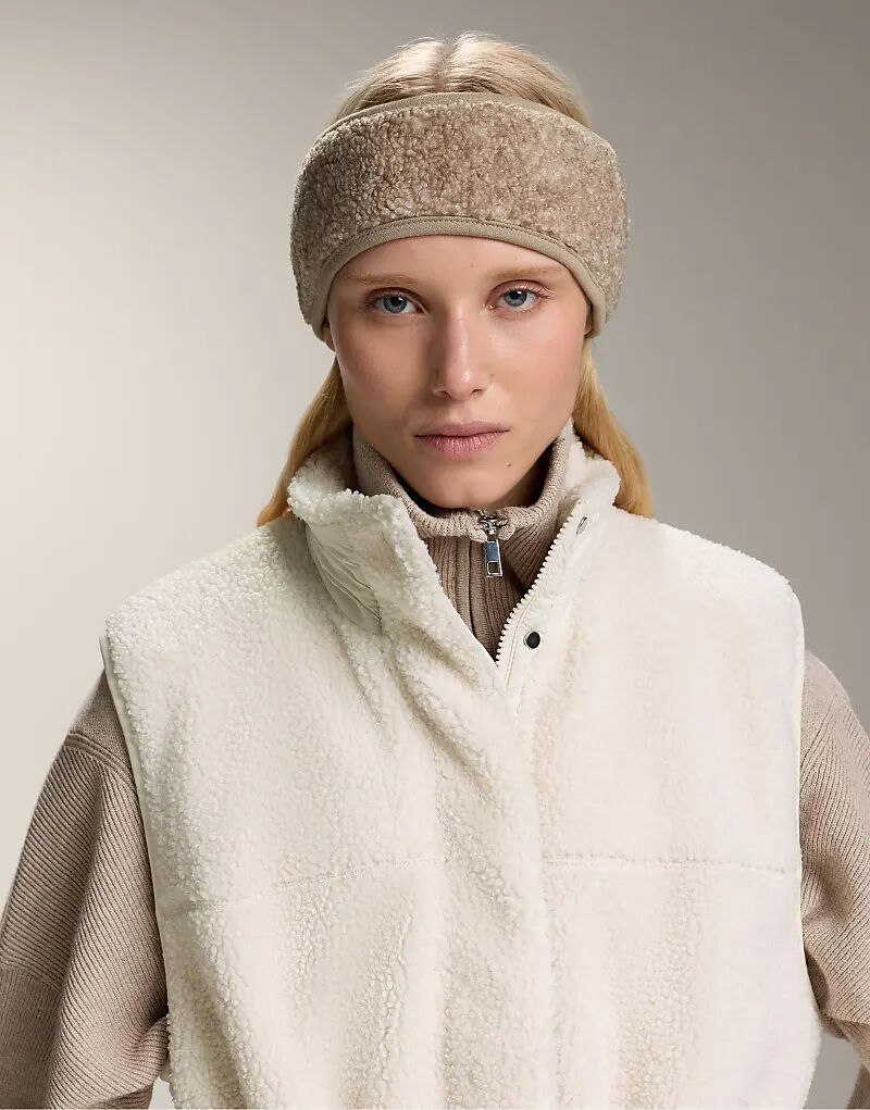 Повязка на голову OYSHO из флиса цвета меланж норки
Повязка на голову OYSHO из флиса цвета меланж норки