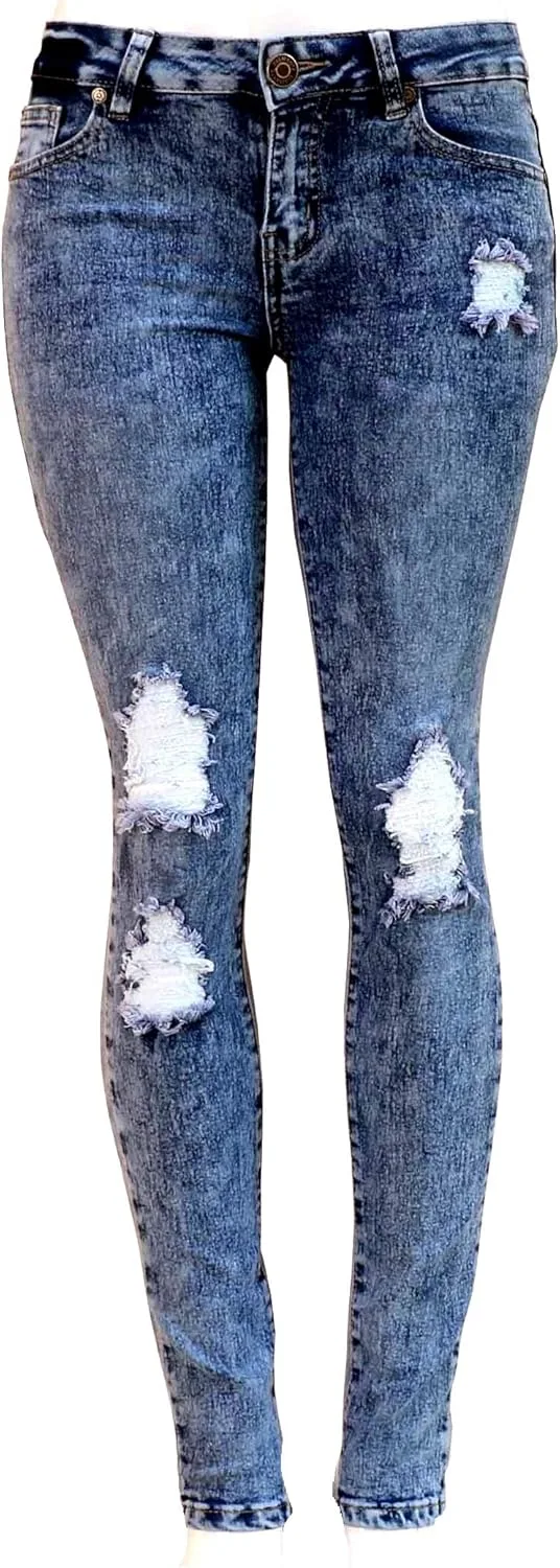 Женские джинсы Acid Blue Destroy Skinny с потертостями JEANS FOR LOVE
Женские джинсы Acid Blue Destroy Skinny с потертостями JEANS FOR LOVE