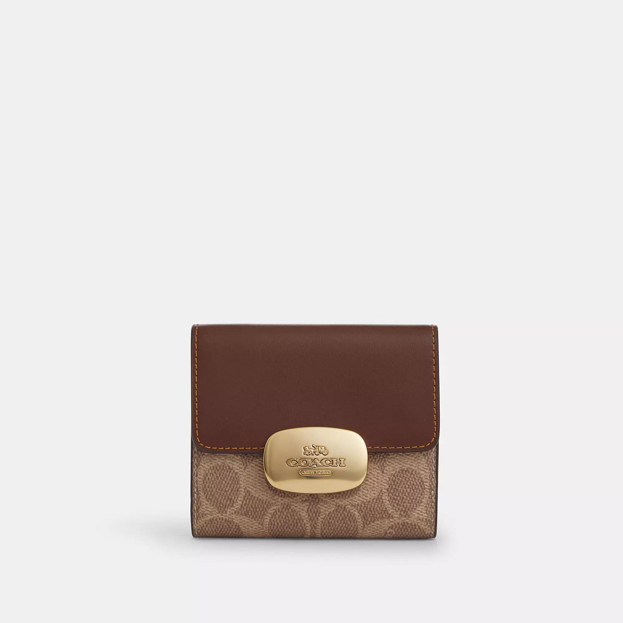 Coach Outlet Eliza Маленький кошелек из фирменной ткани, золотой/бежевый/коричневый
Coach Outlet Eliza Маленький кошелек из фирменной ткани, золотой/бежевый/коричневый
