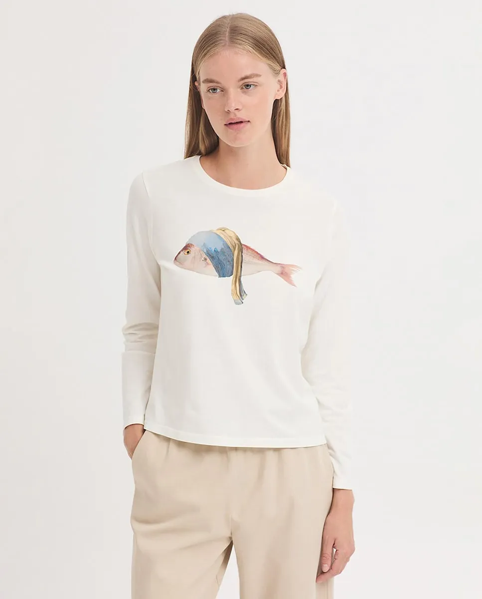 Женская футболка из 100% хлопка с круглым вырезом Nice Things, светло-бежевый
Женская футболка из 100% хлопка с круглым вырезом Nice Things, светло-бежевый