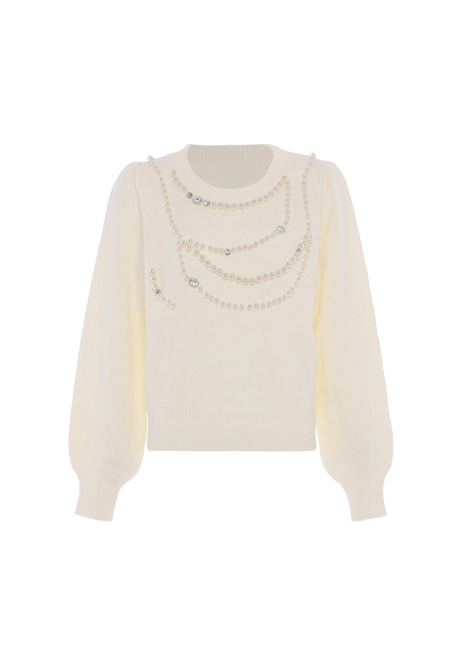 Тонкий вязаный свитер faina Sweater, цвет pearl white/wool white
Тонкий вязаный свитер faina Sweater, цвет pearl white/wool white