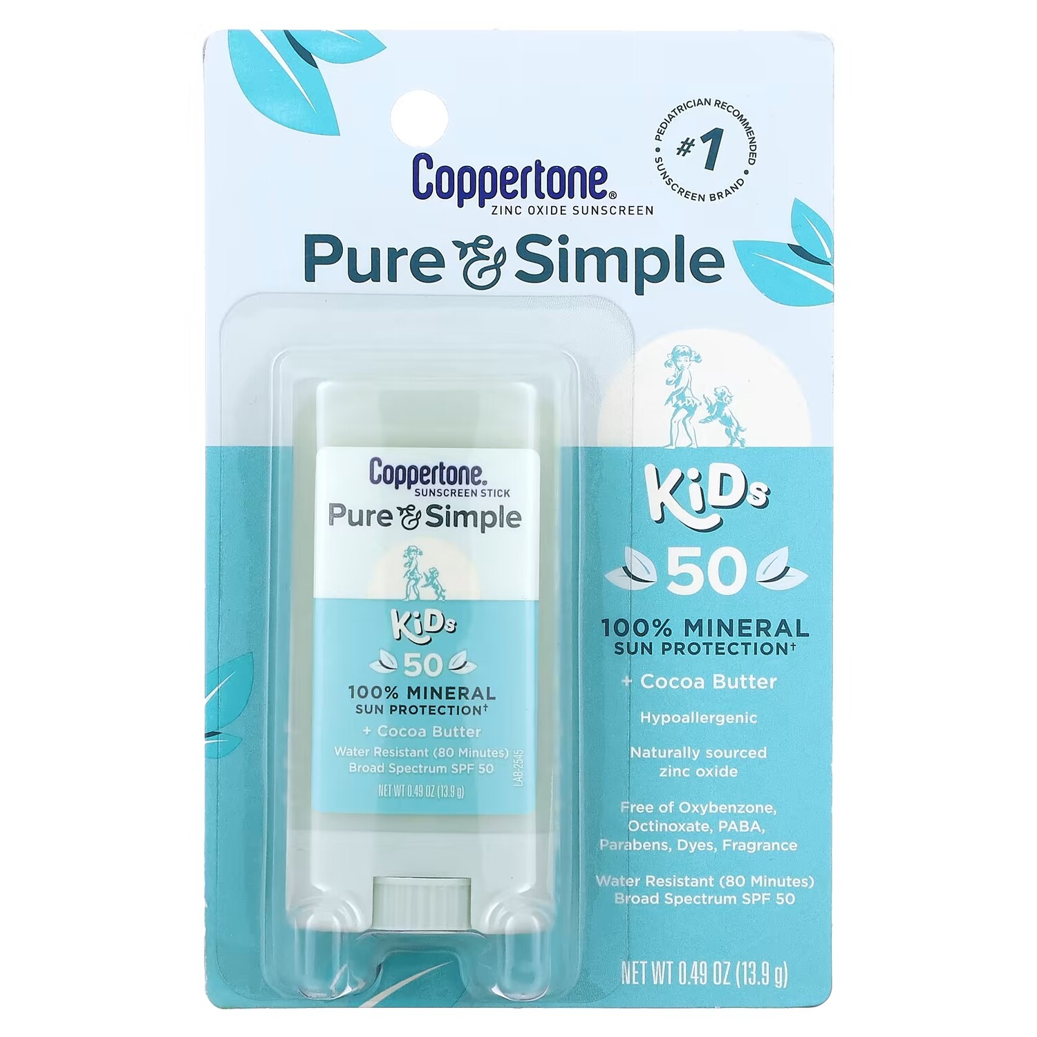 Солнцезащитное средство Coppertone Pure & Simple Kids Sunscreen Stick SPF 50 с маслом какао
Солнцезащитное средство Coppertone Pure & Simple Kids Sunscreen Stick SPF 50 с маслом какао
