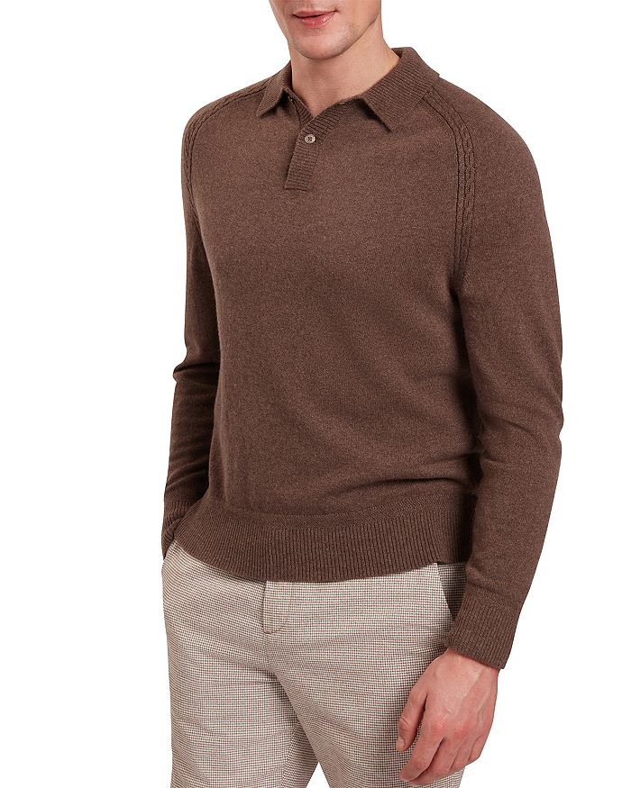 Кардиган поло из кашемира Karolt Ted Baker, коричневый
Кардиган поло из кашемира Karolt Ted Baker, коричневый