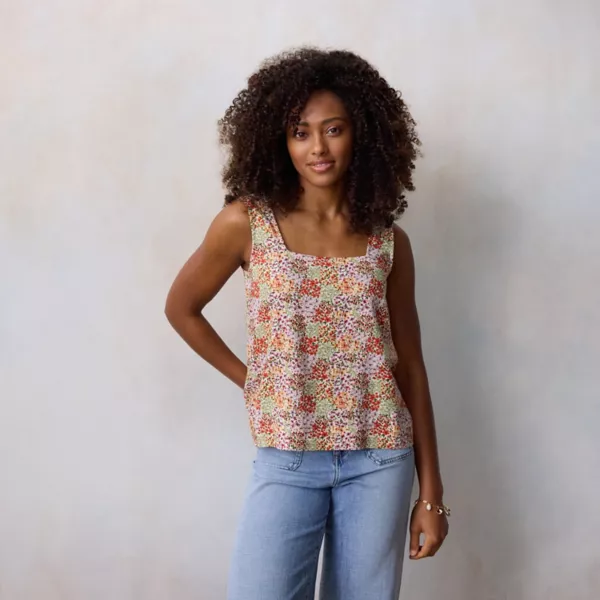 Женская майка с квадратным вырезом и пуговицами на спине Lc Lauren Conrad, мультиколор
Женская майка с квадратным вырезом и пуговицами на спине Lc Lauren Conrad, мультиколор