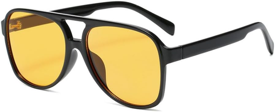 Модные женские солнцезащитные очки в стиле ретро для мужчин, синие и желтые оттенки, защита от ультрафиолета UV400, трендовые солнцезащитные очки generic, Black Yellow
Модные женские солнцезащитные очки в стиле ретро для мужчин, синие и желтые оттенки, защита от ультрафиолета UV400, трендовые солнцезащитные очки generic, Black Yellow