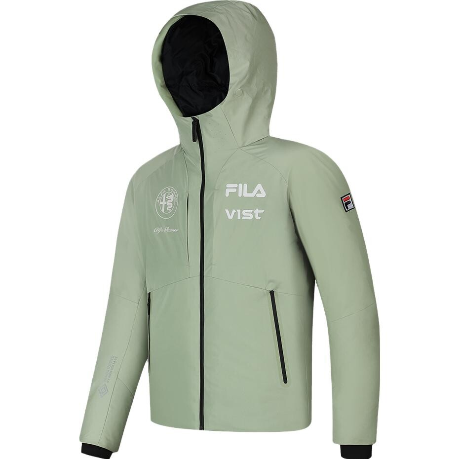 Пуховик мужской жемчужно-зеленый Fila, зеленый
Пуховик мужской жемчужно-зеленый Fila, зеленый