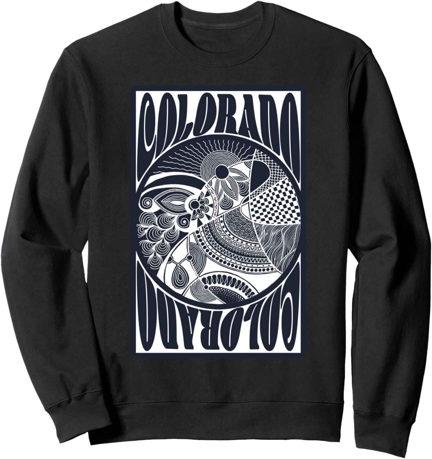 Толстовка с красочным горным рисунком Колорадо - дизайн мандалы Колорадо Colorado Underground, черный
Толстовка с красочным горным рисунком Колорадо - дизайн мандалы Колорадо Colorado Underground, черный