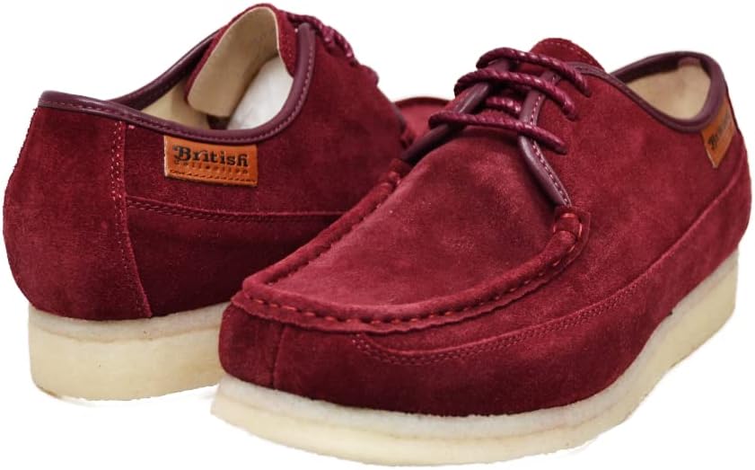 Коллекция British Crown Plus: удобные и стильные мужские замшевые туфли на шнуровке British Collection, бордовый
Коллекция British Crown Plus: удобные и стильные мужские замшевые туфли на шнуровке British Collection, бордовый