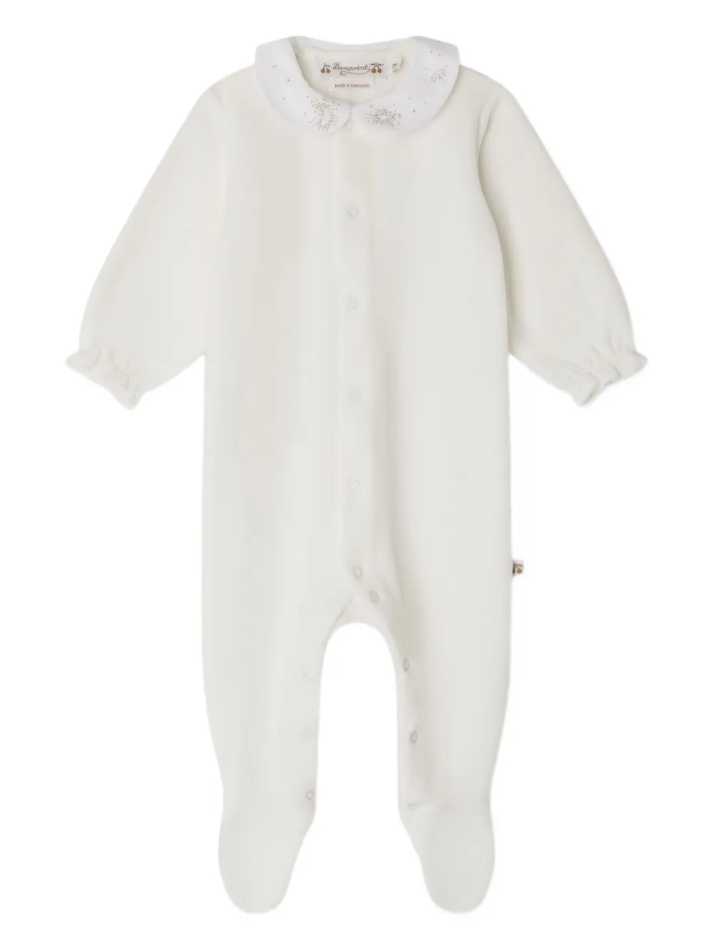 Пижама с вышивкой на воротнике Bonpoint, белый
Пижама с вышивкой на воротнике Bonpoint, белый