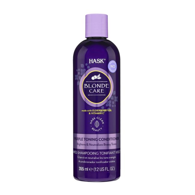 Кондиционер для волос Blonde Care Purple Toning Hask, 355 мл
Кондиционер для волос Blonde Care Purple Toning Hask, 355 мл