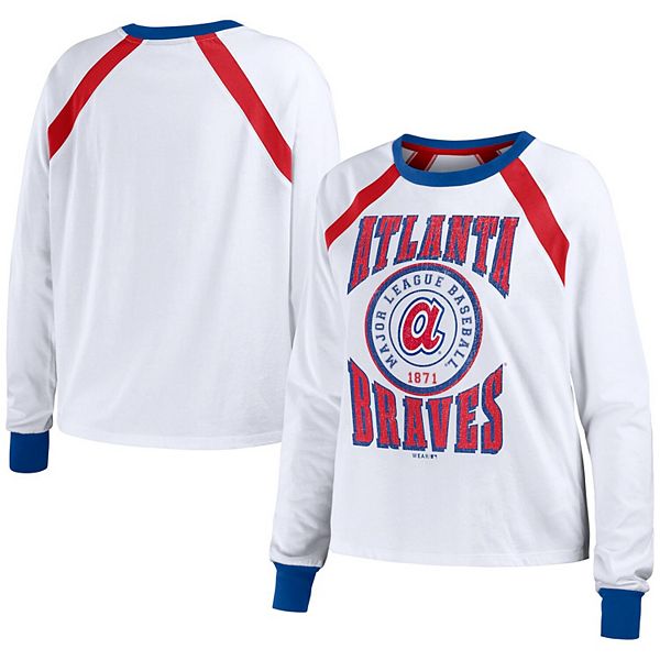 Женская белая футболка с длинным рукавом Atlanta Braves Wear By Erin Andrews, Белый, Женская белая футболка с длинным рукавом Atlanta Braves Wear By Erin Andrews
Женская белая футболка с длинным рукавом Atlanta Braves Wear By Erin Andrews, Белый, Женская белая футболка с длинным рукавом Atlanta Braves Wear By Erin Andrews