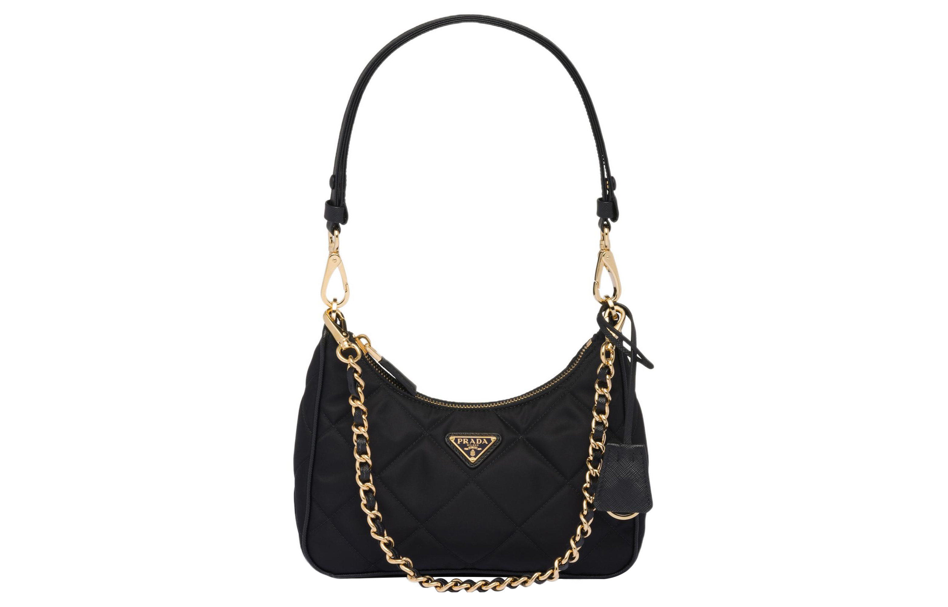 PRADA Тканевая женская сумка через плечо черная
PRADA Тканевая женская сумка через плечо черная