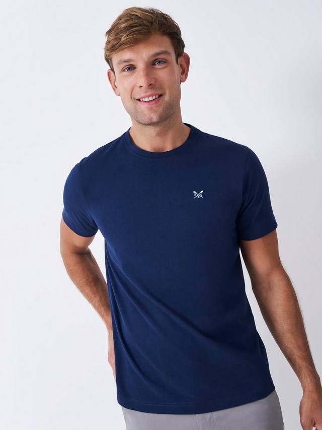 Хлопковая футболка с круглым вырезом Crew Clothing, Navy Blue
Хлопковая футболка с круглым вырезом Crew Clothing, Navy Blue