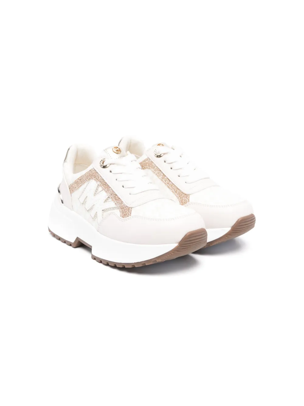 Кроссовки Cosmo с монограммой Michael Kors Kids, белый
Кроссовки Cosmo с монограммой Michael Kors Kids, белый