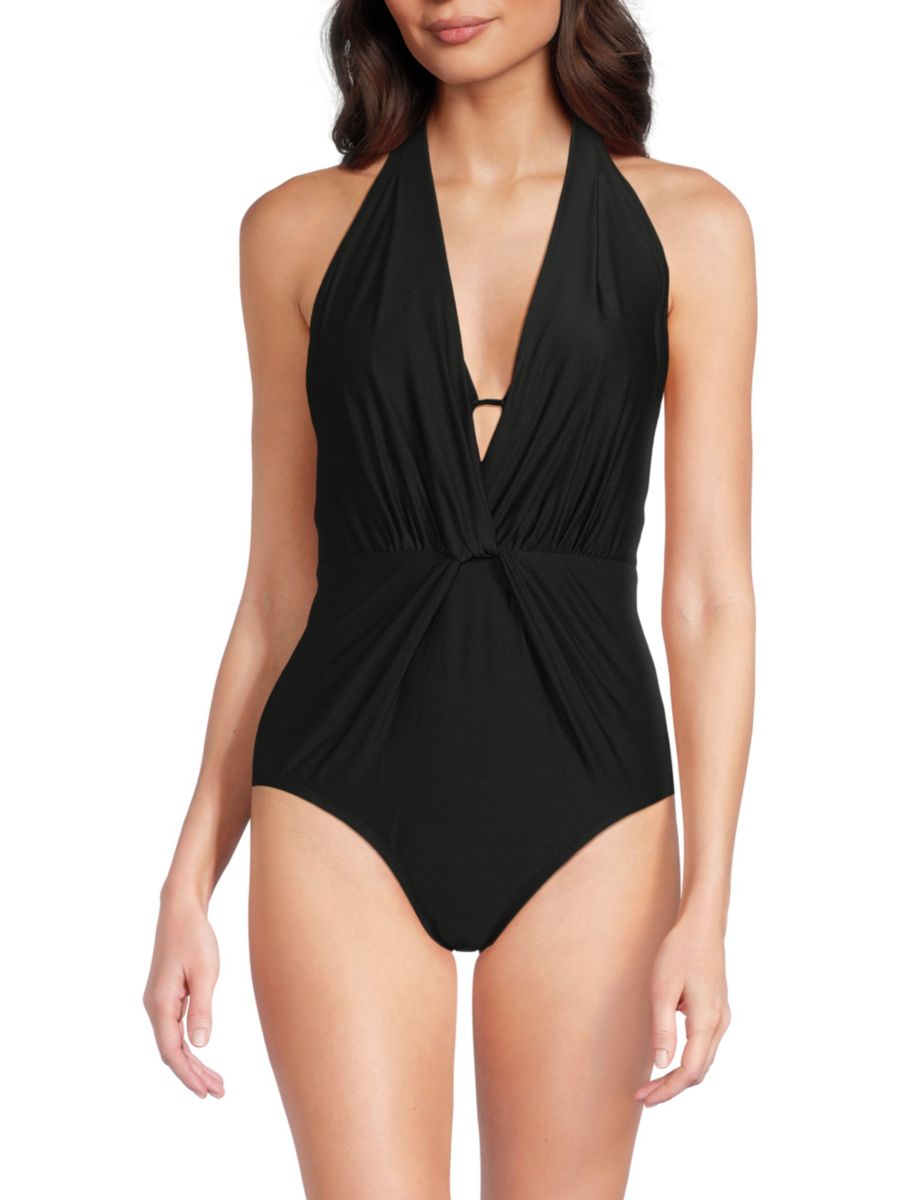 Сплошной купальник Chromatique Joelle с глубоким вырезом и лямкой на шее Magicsuit, черный
Сплошной купальник Chromatique Joelle с глубоким вырезом и лямкой на шее Magicsuit, черный