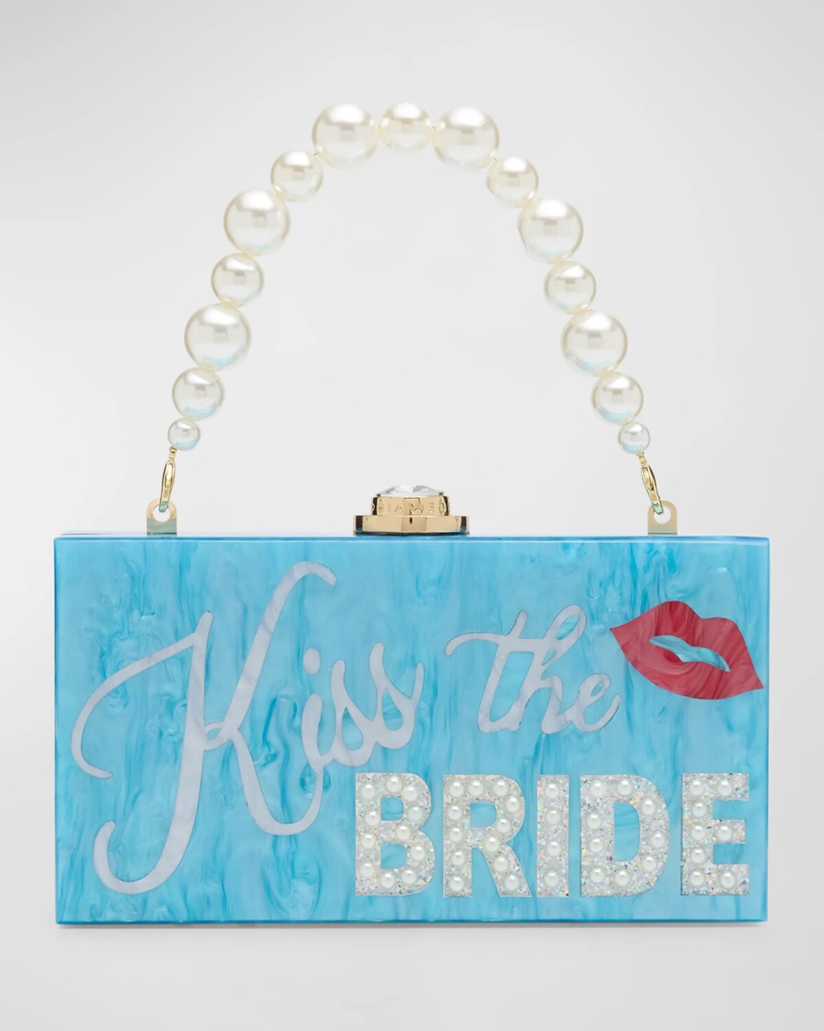 Клатч Cleo Kiss the Bride Sophia Webster, цвет Pearl Blue
Клатч Cleo Kiss the Bride Sophia Webster, цвет Pearl Blue