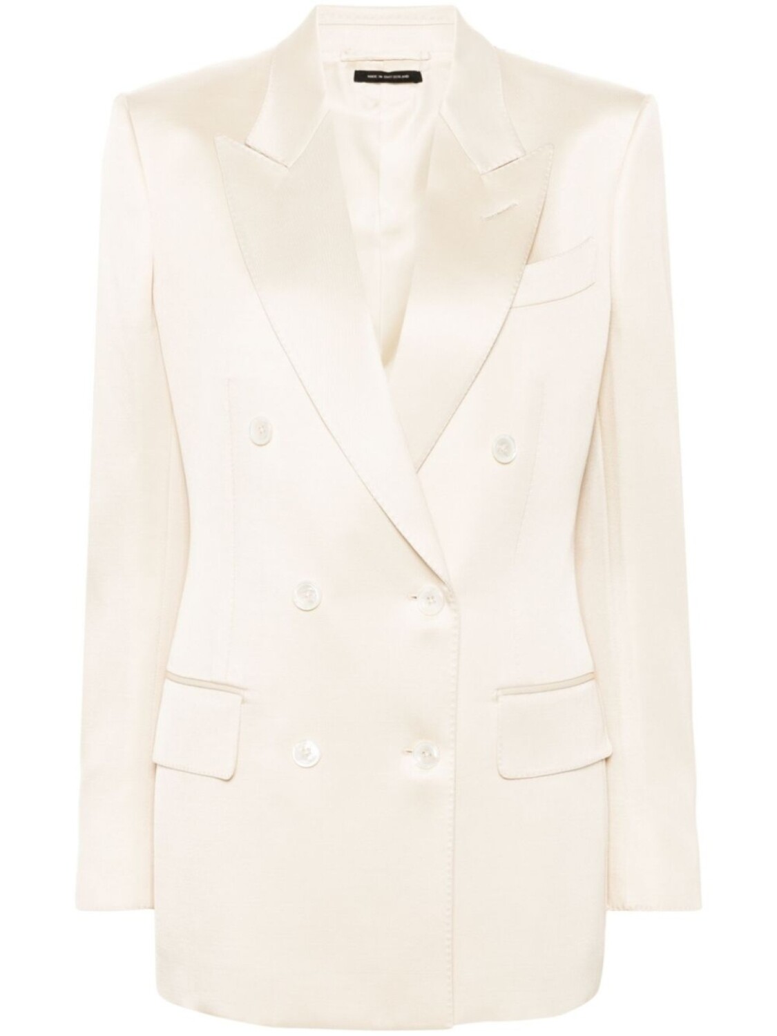 TOM FORD двубортный блейзер, нейтральный цвет
TOM FORD двубортный блейзер, нейтральный цвет