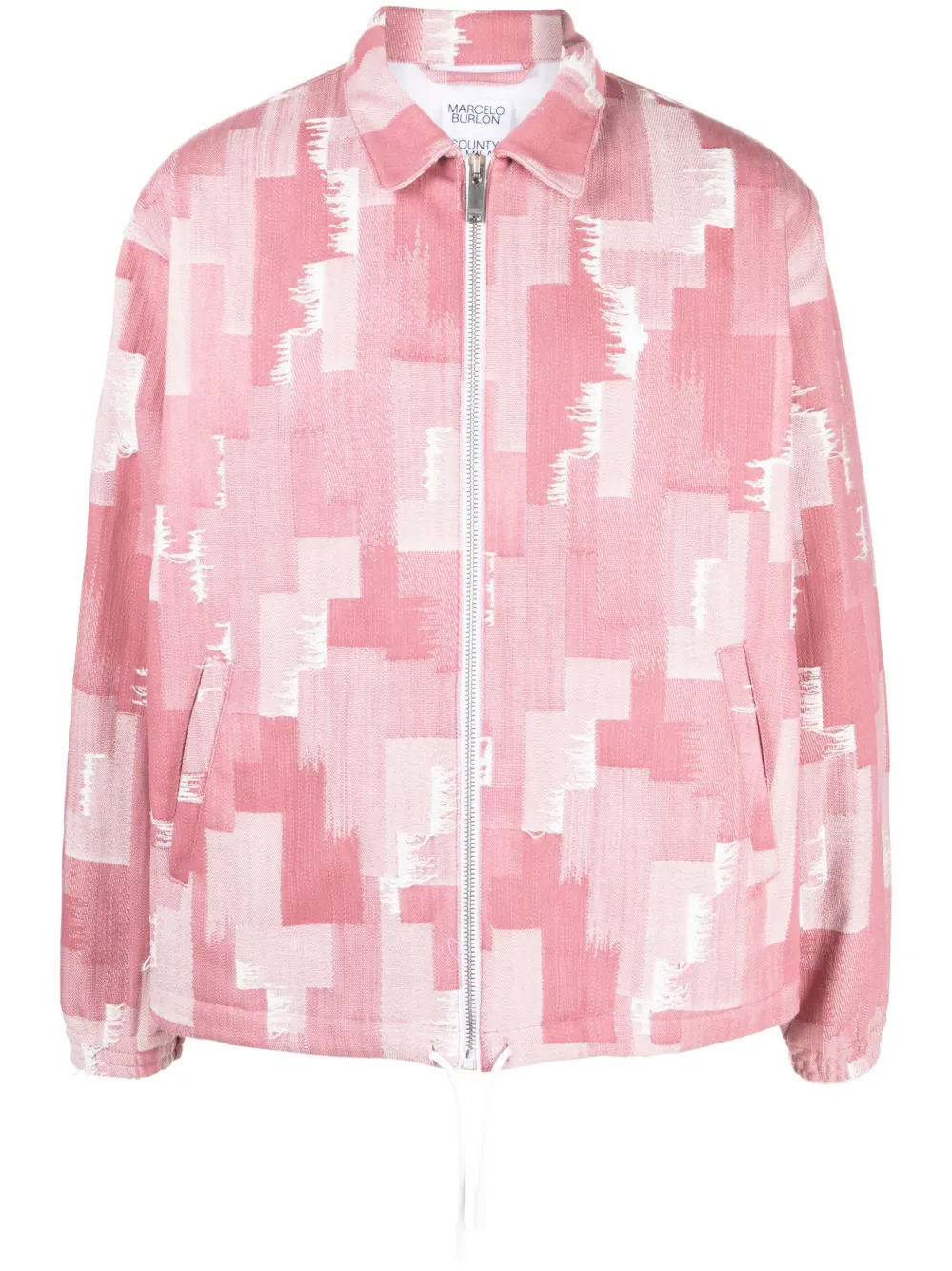 Куртка-рубашка с геометричным принтом Marcelo Burlon County Of Milan, розовый
Куртка-рубашка с геометричным принтом Marcelo Burlon County Of Milan, розовый