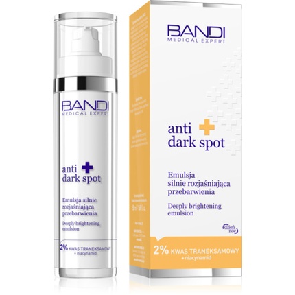 Bandi Anti Dark Spot Сильно осветляющая обесцвечивающая эмульсия с ниацинамидом 50 мл Marka Niezdefiniowana
Bandi Anti Dark Spot Сильно осветляющая обесцвечивающая эмульсия с ниацинамидом 50 мл Marka Niezdefiniowana