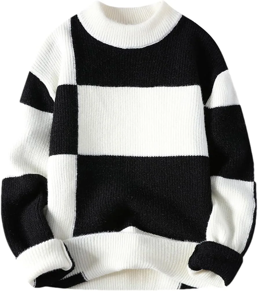 Мужской свитер в клетку, утепленный, свободного кроя Fnfmrfmr
Мужской свитер в клетку, утепленный, свободного кроя Fnfmrfmr