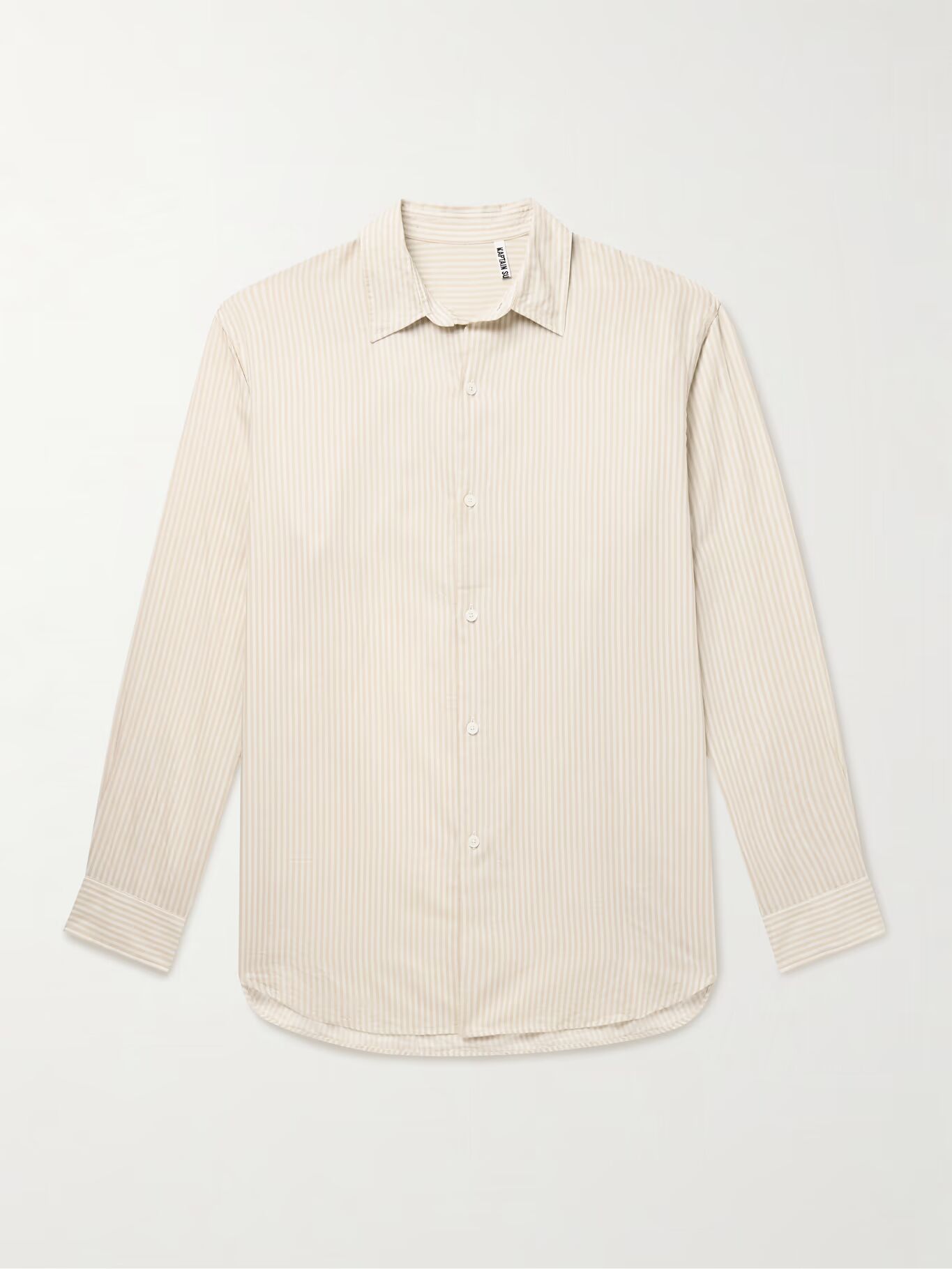 Полосатая хлопковая рубашка KAPTAIN SUNSHINE, бежевый
Полосатая хлопковая рубашка KAPTAIN SUNSHINE, бежевый