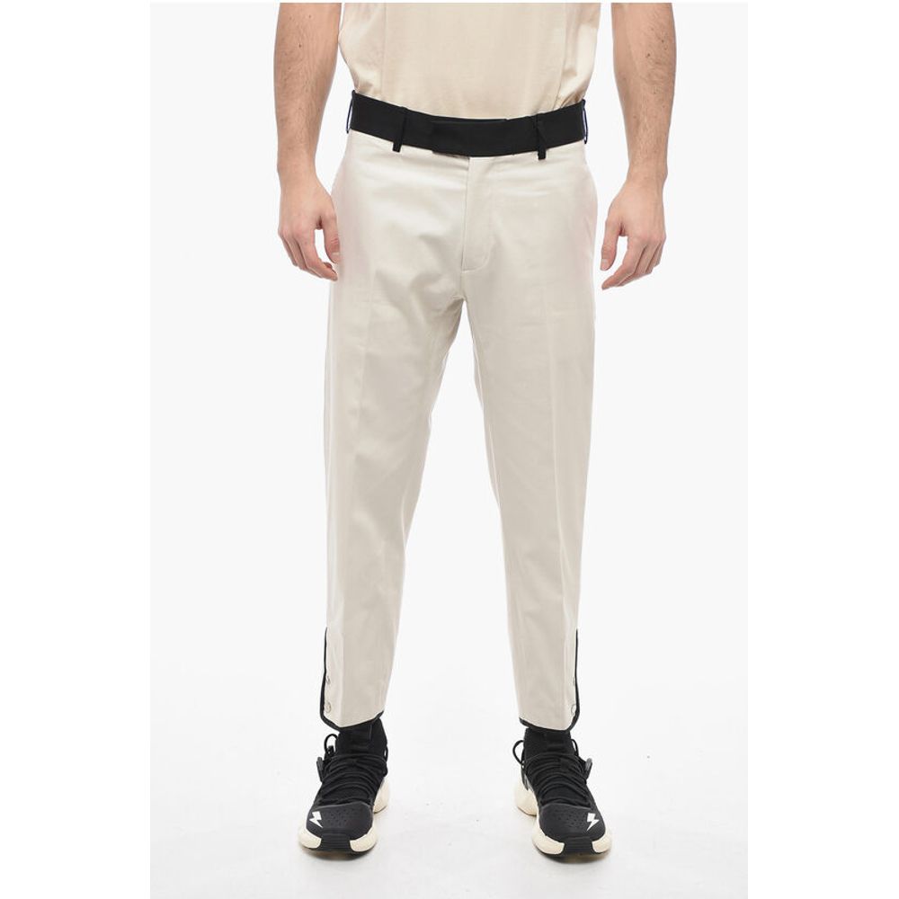 Брюки TOM из хлопкового твила Slim Fit с контрастным поясом Neil Barrett, Beige
Брюки TOM из хлопкового твила Slim Fit с контрастным поясом Neil Barrett, Beige