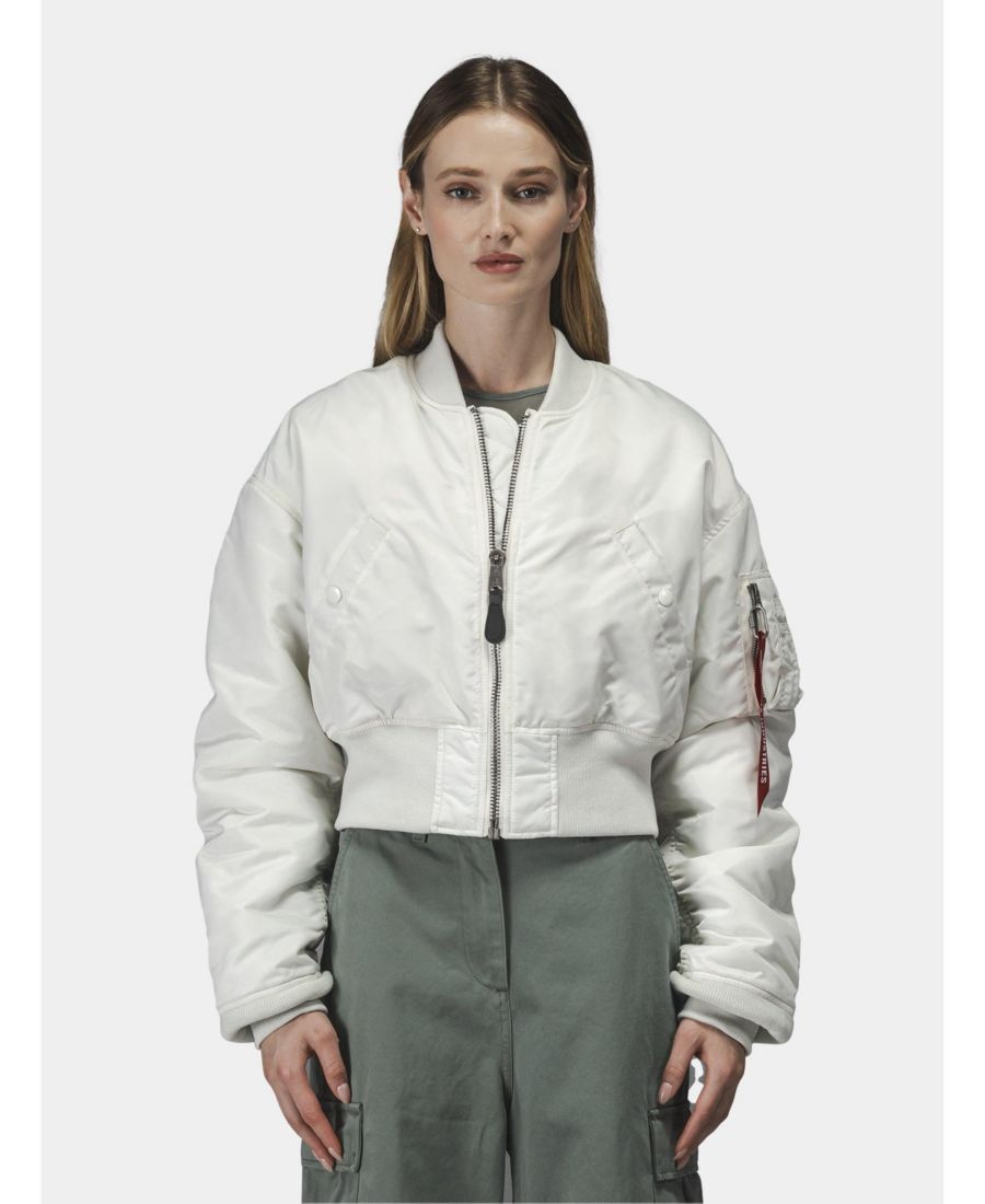 Женская укороченная летная куртка Ma-1 W Alpha Industries, Dune white
Женская укороченная летная куртка Ma-1 W Alpha Industries, Dune white