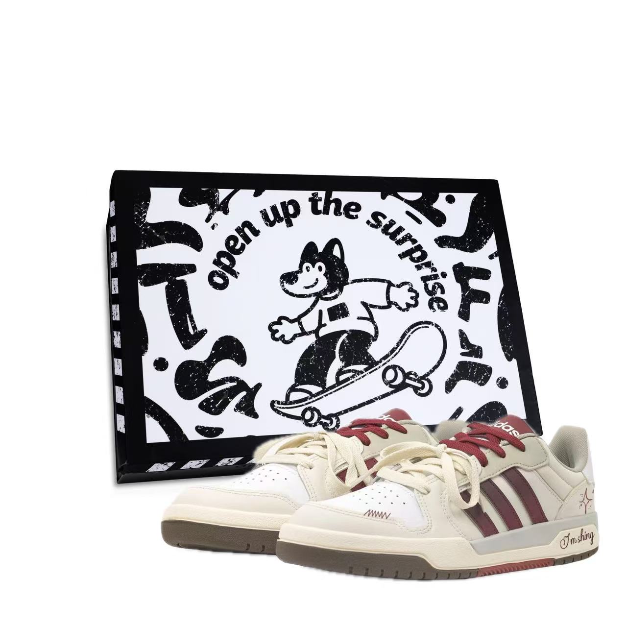 Кроссовки для скейтбординга Entrap Angel's Tear низкие, устойчивые к истиранию, легкие и дышащие, унисекс Adidas Neo, экрю бордовый
Кроссовки для скейтбординга Entrap Angel's Tear низкие, устойчивые к истиранию, легкие и дышащие, унисекс Adidas Neo, экрю бордовый