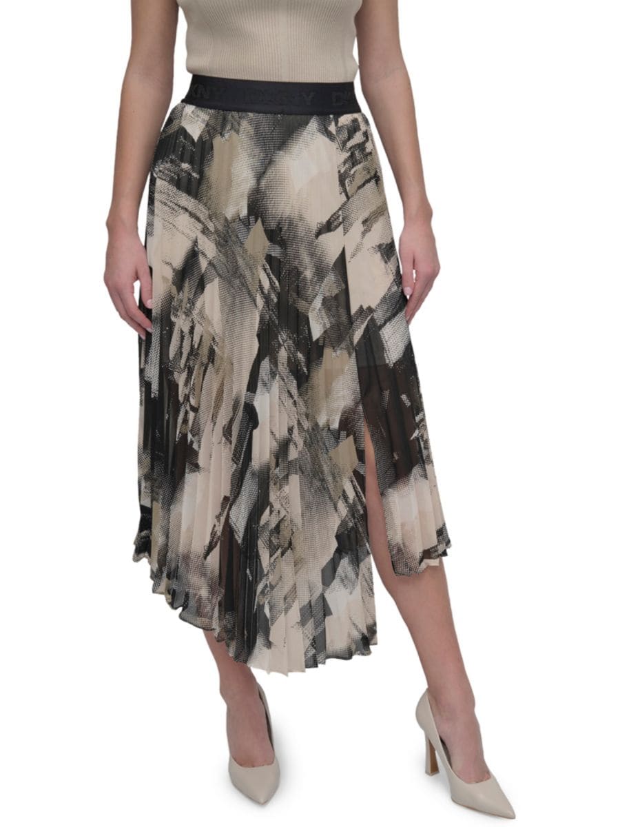 Юбка миди в складку с абстрактным акварельным рисунком DKNY, цвет Skyline Collage Black
Юбка миди в складку с абстрактным акварельным рисунком DKNY, цвет Skyline Collage Black