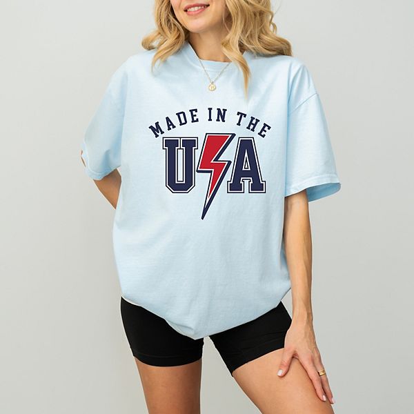 Футболка Usa lighting bolt с эффектом поношенности Simply Sage Market, Chambray
Футболка Usa lighting bolt с эффектом поношенности Simply Sage Market, Chambray