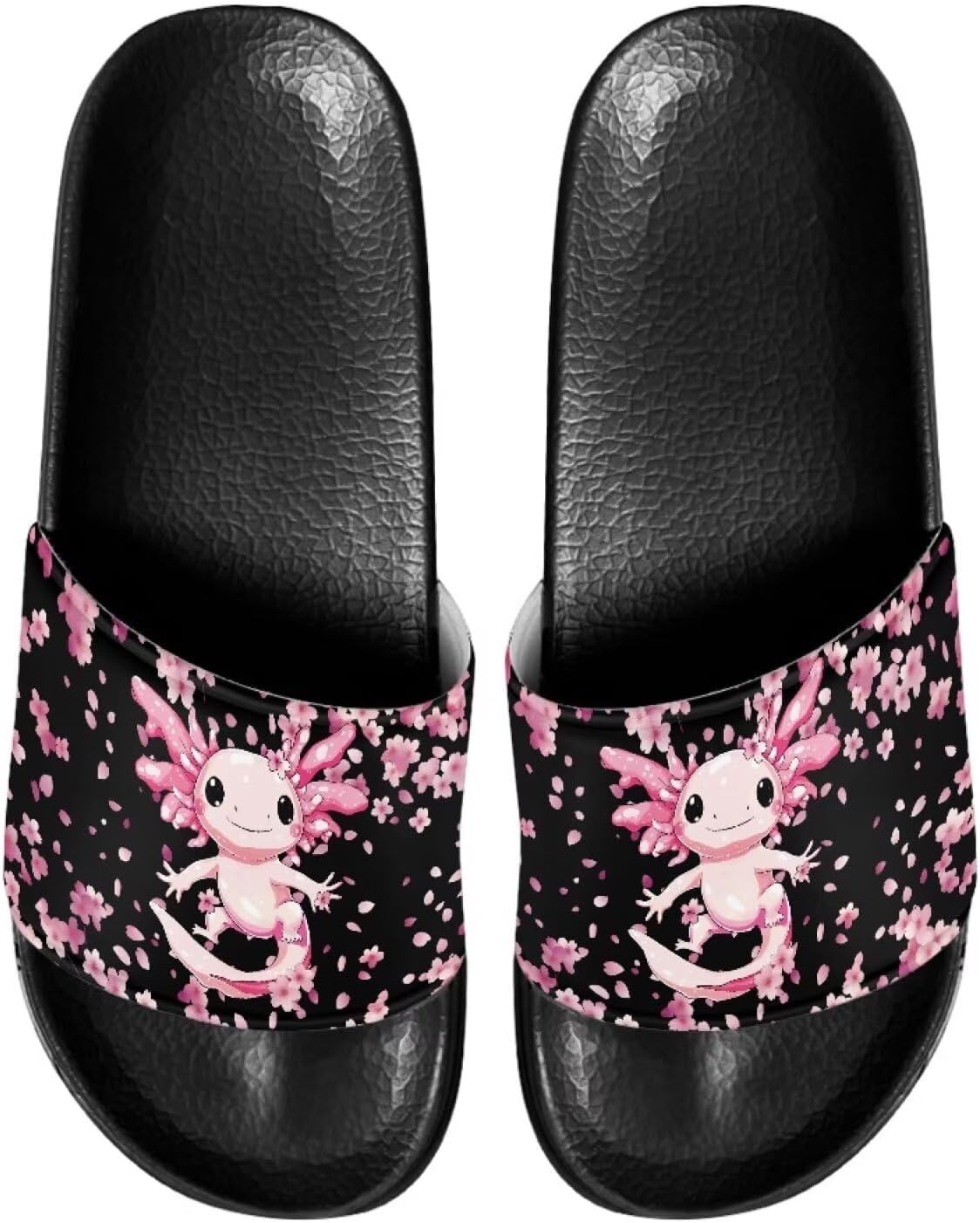 Сандалии-шлепанцы для мужчин и женщин, с открытым носком, удобные пляжные шлепанцы на плоской подошве Judentidos, Cherry Blossom Axolotl
Сандалии-шлепанцы для мужчин и женщин, с открытым носком, удобные пляжные шлепанцы на плоской подошве Judentidos, Cherry Blossom Axolotl