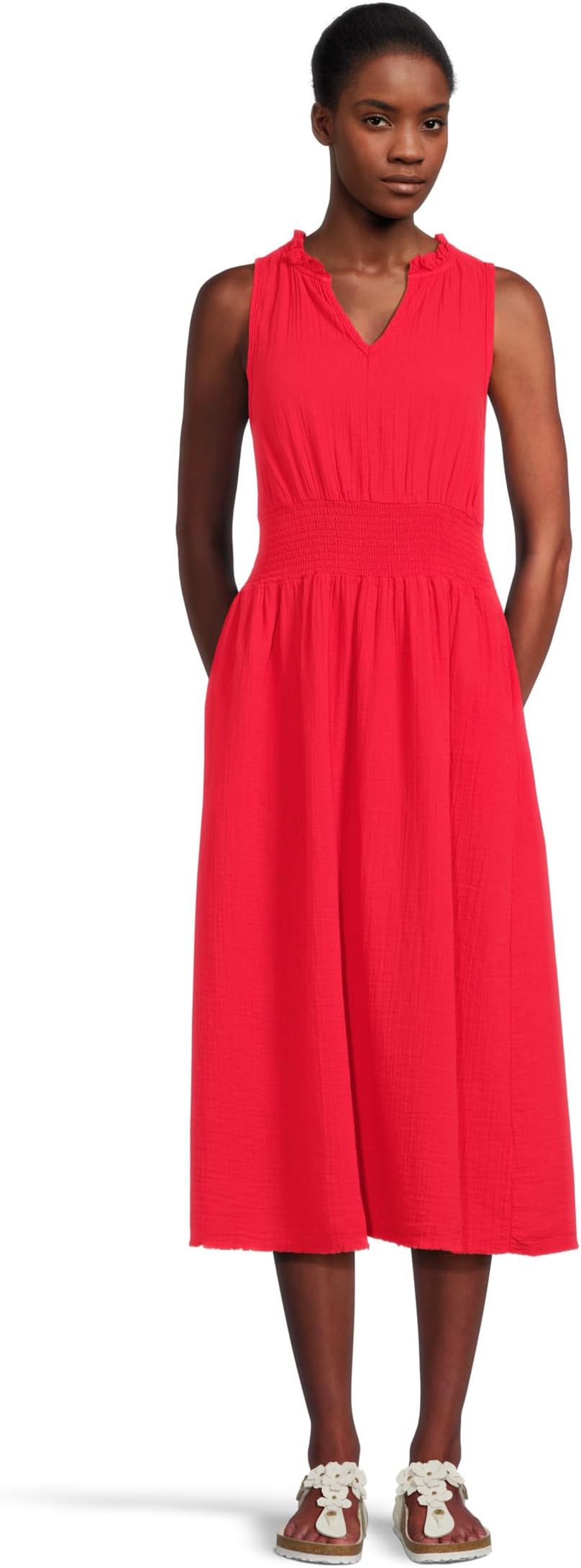 Платье Mod-o-doc Smocked Waist Midi Tank Dress, цвет Rich Apple
Платье Mod-o-doc Smocked Waist Midi Tank Dress, цвет Rich Apple