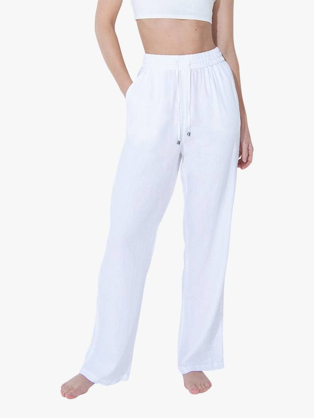 Широкие брюки из льняной смеси Lovall, White
Широкие брюки из льняной смеси Lovall, White