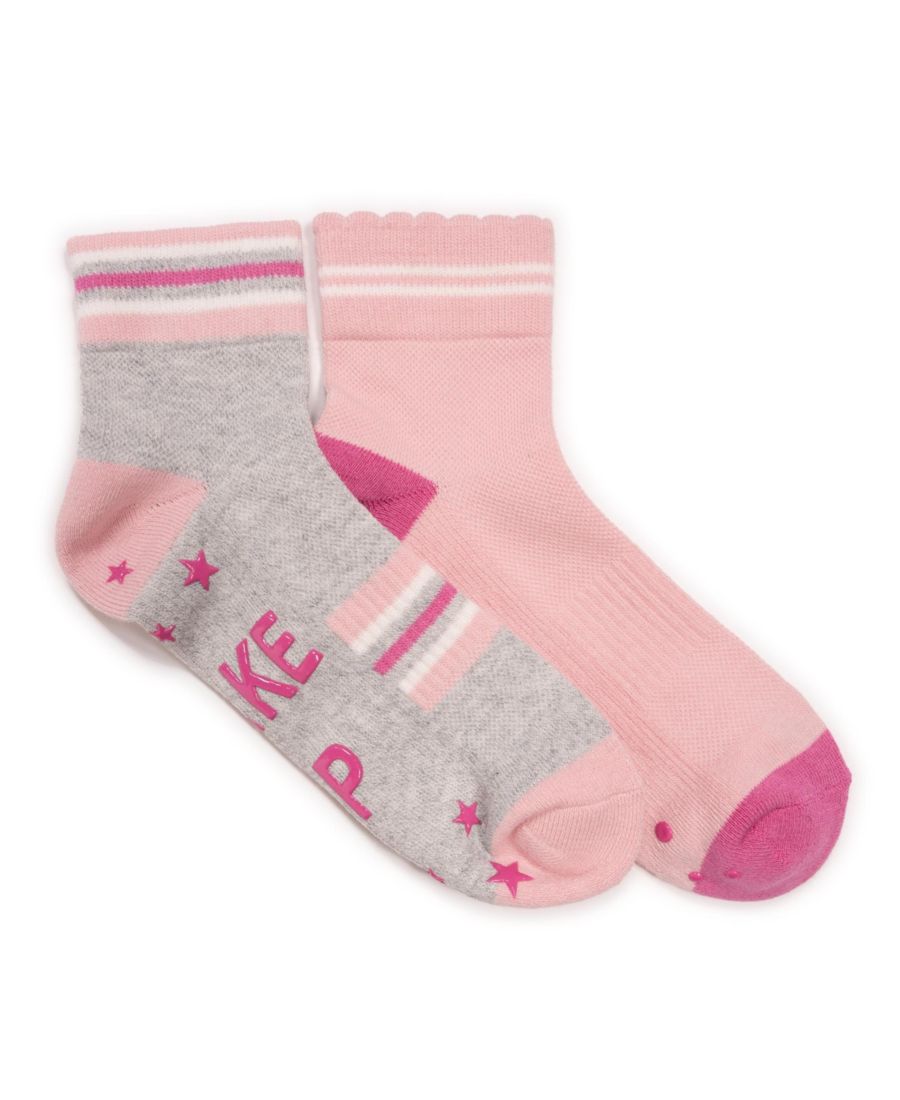 Женские студийные носки - хлопковые компрессионные носки средней длины, комплект из 2 пар MUK LUKS, Grey/pink pack
Женские студийные носки - хлопковые компрессионные носки средней длины, комплект из 2 пар MUK LUKS, Grey/pink pack